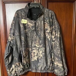 Duxbax Camouflage Quarter-Zip Pullover Reversible size XL